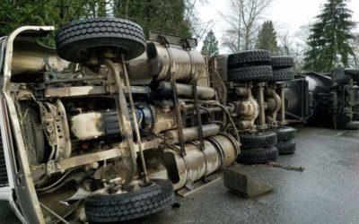 Throwback: Overturned Truck Recovery in Auburn, WA