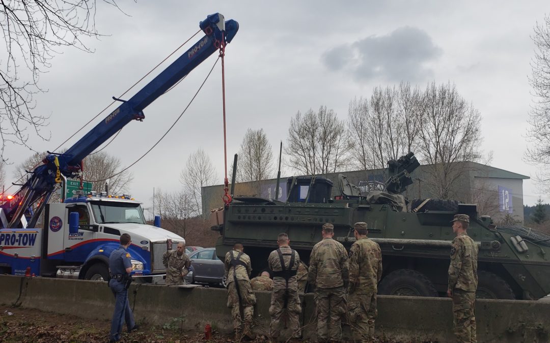 Go Army, Tire Change with a Rotator