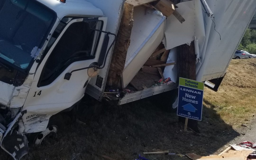 Pro-Tow Dislodges a Box Truck From a Power Pole on Highway 169