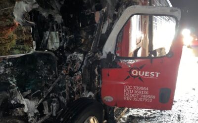 Smoked in Issaquah: Heavy-Duty Tow Needed for Burnt Out Tractor and Trailer