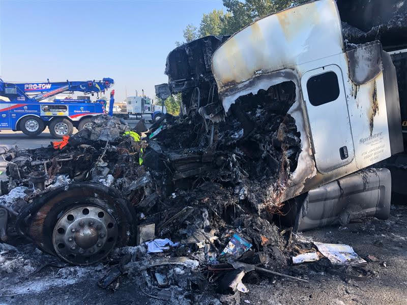 Holy Smoked – Burnt Out Truck Accident Recovery