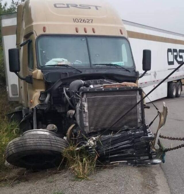 Semi-truck Accident Recovery on Snoqualmie Pass