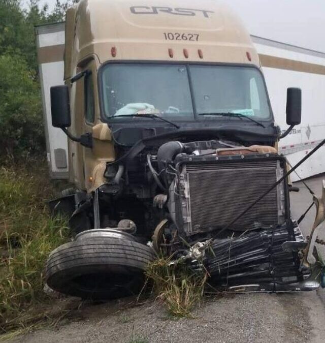 Semi-truck Accident Recovery on Snoqualmie Pass