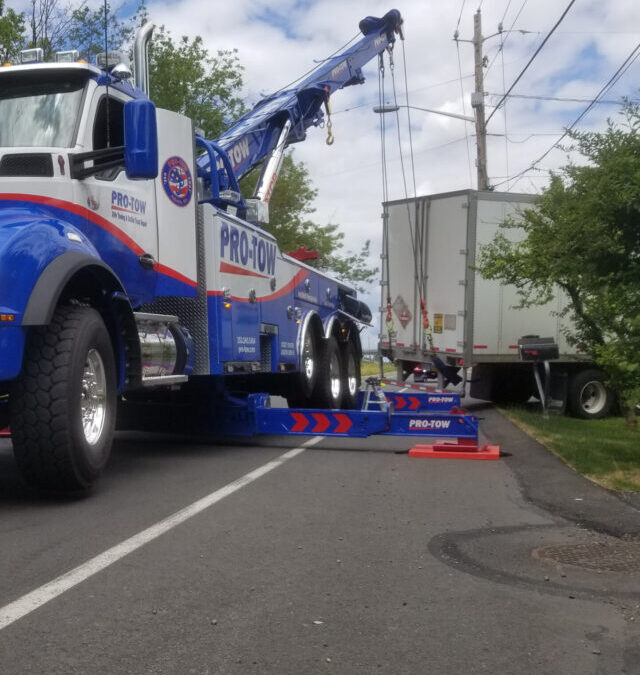 When a Semi-Truck Needs Help Turning Around