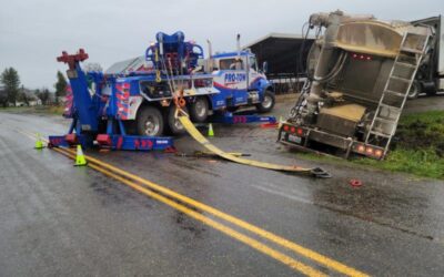 Feed Truck in the Ditch Needs Heavy Duty Towing
