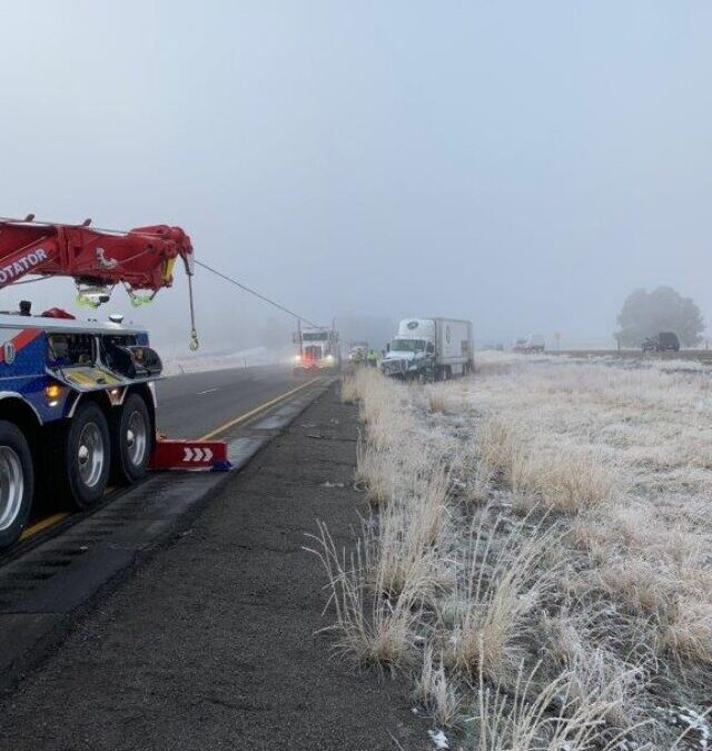 Stuck in the Middle Semi-Truck Recovery