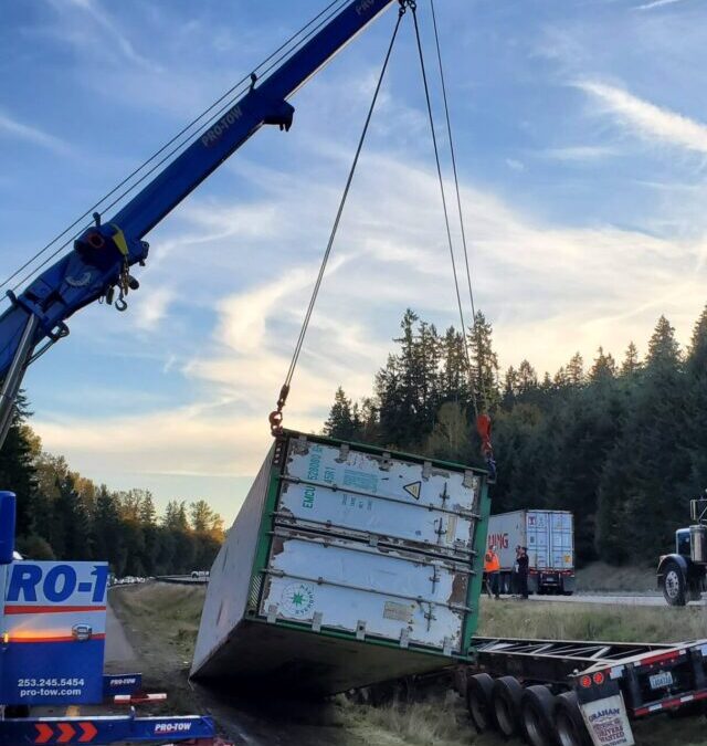 Ditched Semi-Truck Needs a Hand