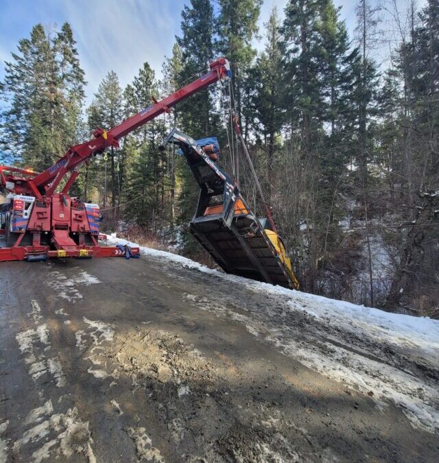 Snowy Excavator Recovery