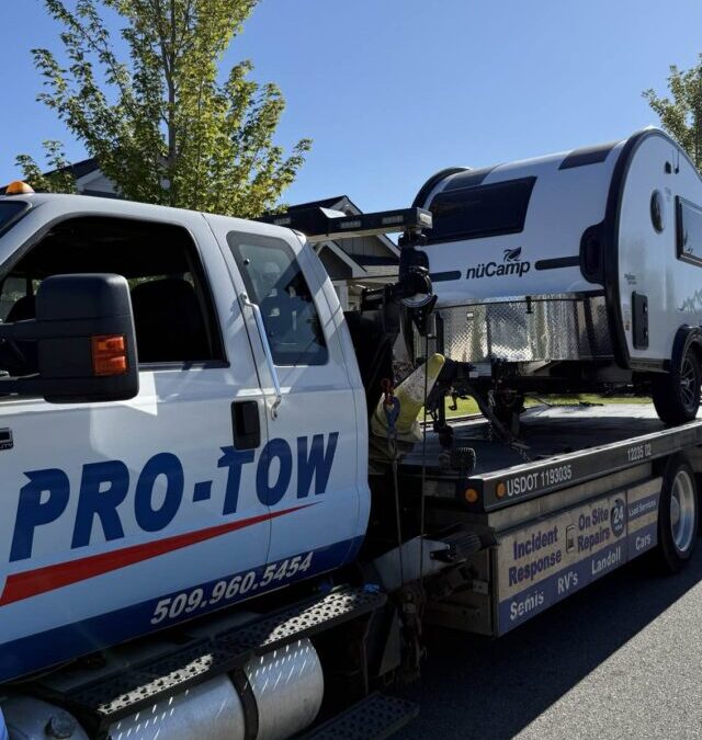 Moving a Cute Little Camper