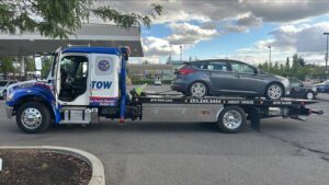 Jump start service and roadside assistance in Washington State.