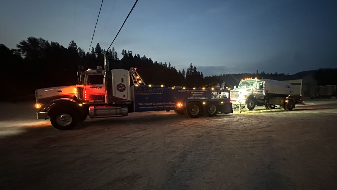 Spokane tow truck goes to Idaho