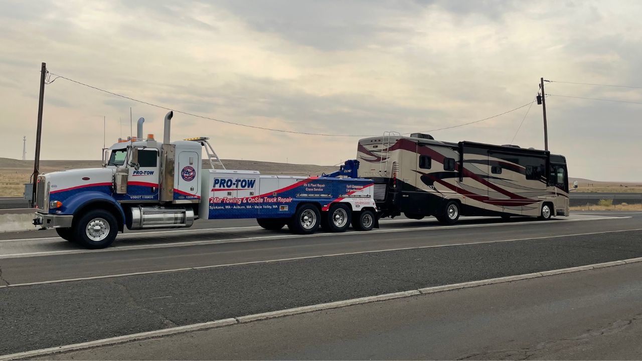 RV Towing Roadside Assistance in Auburn and Spokane
