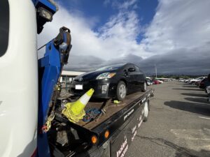 Tow truck in Washington State