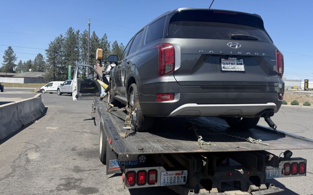 Tow truck in Washington State