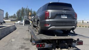 Tow truck in Washington State