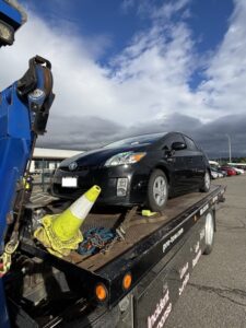 Tow truck in Washington State