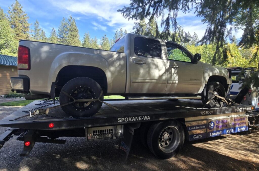 Tow truck in Spokane
