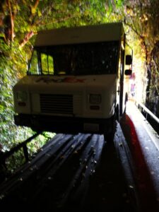 Stuck truck needs truck recovery