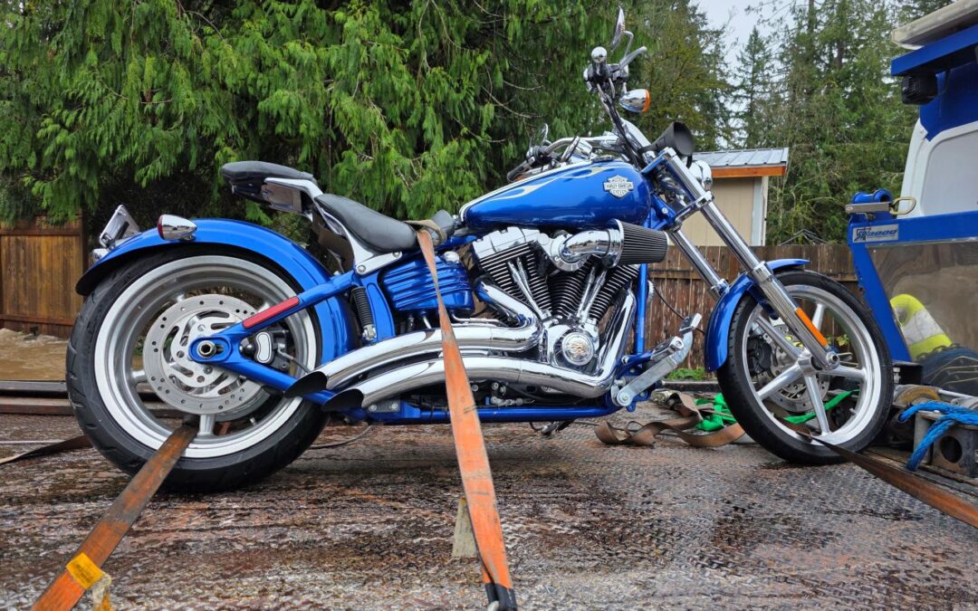 Motorcycle rescued – towing in Maple Valley